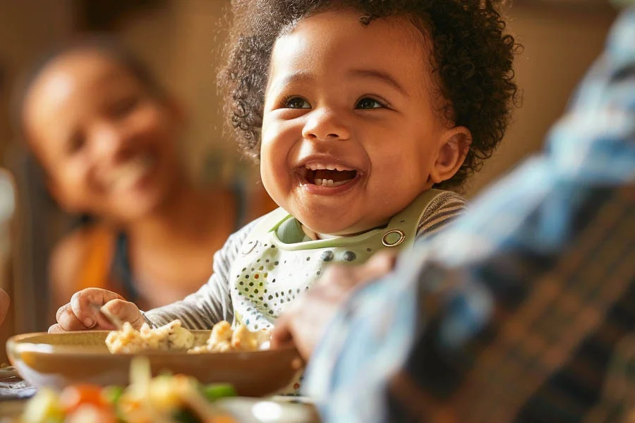 BPA-free silicone baby dishes