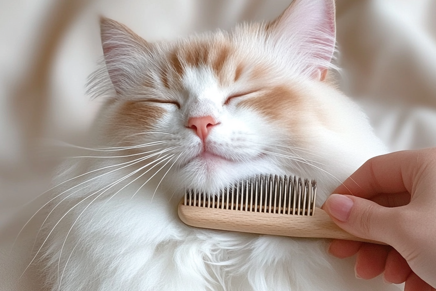 Low-noise pet grooming device