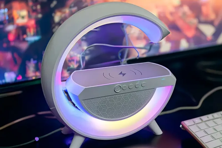Multi-functional clock lamp and charger