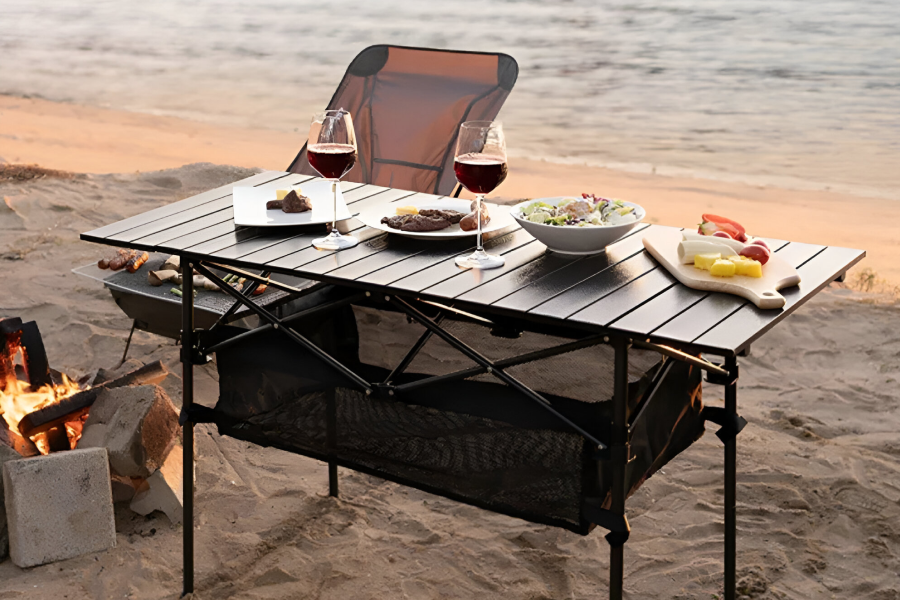 Portable camping picnic table